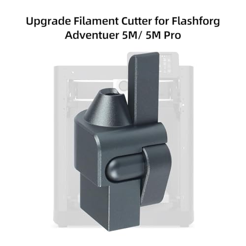 Upgrade Filament Cutter for Adventuer 5M/ 5M Pro: All-Metal AD5M Extruder Head Cutter Module for Fast and Accurate Consumable Cutting 3D Printer Accessories