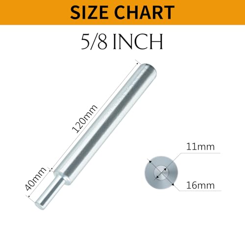 Drop-in Anchor Setting Tool for Concrete - 5PCs Thread Size 3/8"-16,1/4"-20, 5/16"-18, 1/2"-13,5/8"-11, 3/4"-10