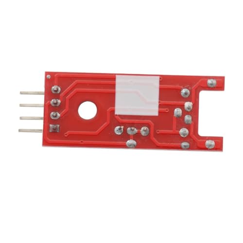 KY-024 Linear Magnetic Hall Sensor DC 5V LM393 Hall Effect Sensor with Magnetic Induction Probe Applicable for Motor Speed and Position Detection for Arduino (Pack of 3)