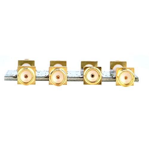 AUNMAS High Frequency Attenuator, DC-4.0GHz 23dBm Fixed Attenuator SMA Double Socket Head Radio Frequency Attenuator for Electronic Devices