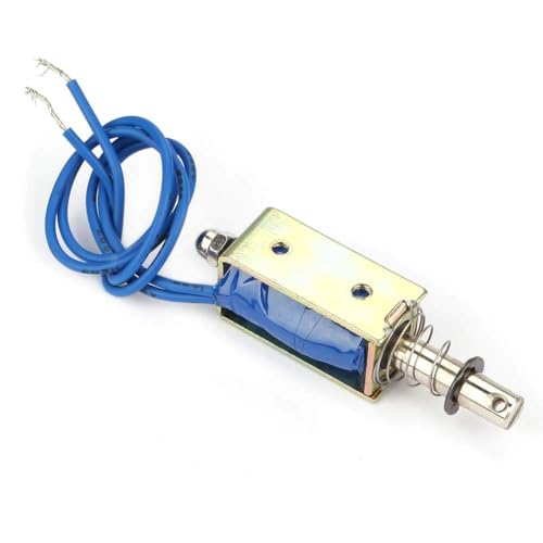 JF-0530B DC 6V Solenoid Electromagnet Pull Push Type Pack of 2 | 300mA 5N Push Pull DC Electromagnet Automation Control Linear Solenoid 6V*2