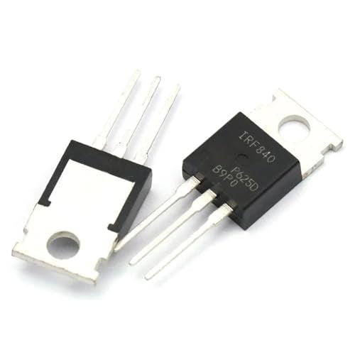 PENGLIN 10pcs IRF840PBF IRF840 840 N-Channel MOSFET Transistor 8A 500V 0.85Ohm TO-220AB IRF840 Transistors