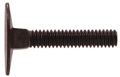 Hillman Elevator Bolt Flush Wide-Bearing Black Phosphate 1/4"-20 x 1" Black – 100 Pack