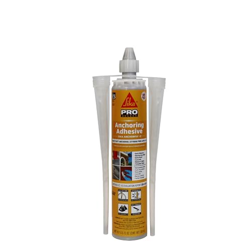 Sika Anchorfix-2 10.1 fl. Oz anchoring Adhesive & Red Head 3/4 in. x 5-1/2 in. 10CT Wedge Anchors Concrete Fastening Bundle