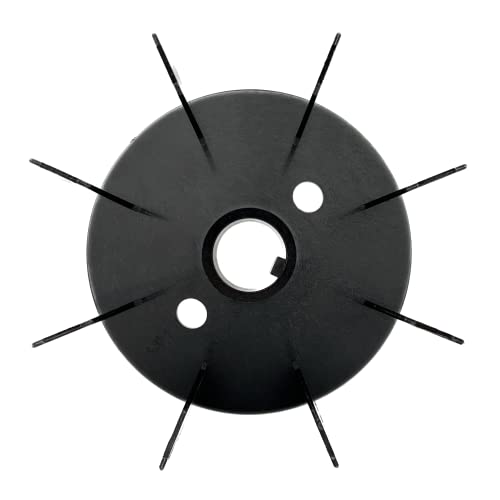 Fan Blade for Electric Motor 32 mm / 160 mm H 45 mm with Wedge Plastic Motor Blade Fan Blade Accessories Air Compressor Plastic Fan Blade Fan Blade Made of Nylon 32mm / 160mm