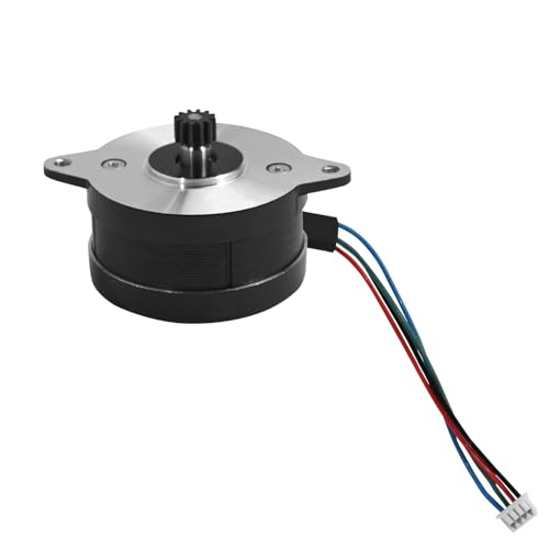 3D Printer Stepper Motor, K1 Extruder Stepper Motor with 12 Teeth, Pancake Stepper Motor Replacement for Creality K1 / K1C / K1 Max/Ender 3 V3 / Ender 3 V3 Plus 3D Printer