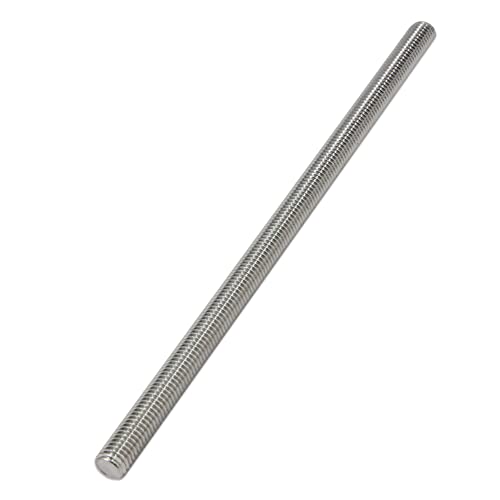 5pcs/Pack M12 x 250mm Fully Threaded Rods, 304 Stainless Steel Threaded Rod, Right Hand Threads 1.75mm Pitch with 10pcs LockNuts for Clamps, Hangers, Anchor Bolts and U-Bolts (M12 x 250mm)