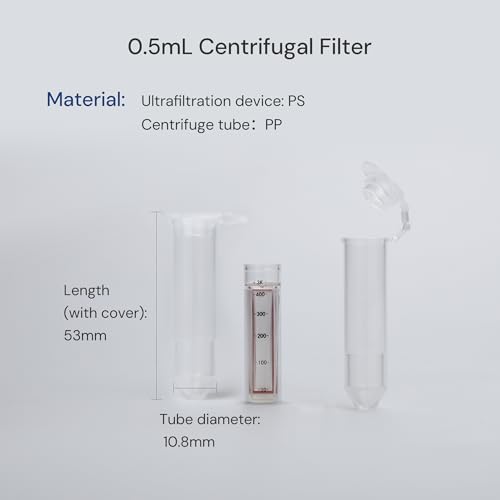 300kDa Ultra Centrifugal Filter Unit 0.5mL, Regenerated Cellulose, 24/PK 300kDa