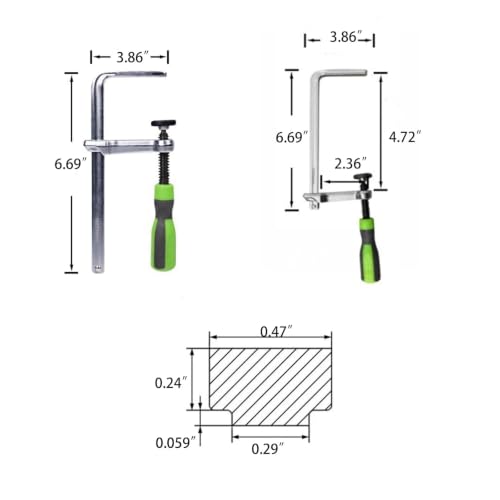 Hold down Clamps Woodworking Track Saw, Dovetail, T Track Clamps