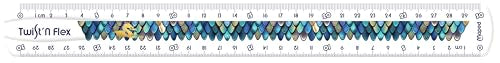 Maped Twist 'n Flex Dragon Ruler 30 cm - Flexible & Unbreakable School Ruler for Children - Flexible, Double-Sided Scale, Phthalate-Free, Dragon Design