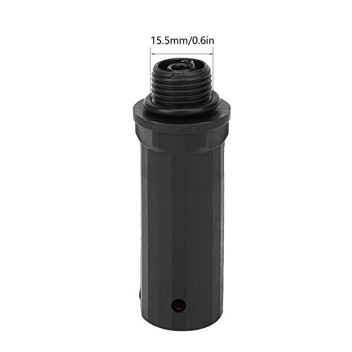 Air Compressor Breather,5Pcs Engineering Plastic Compressor Breathing Rod,15.5mm Professional Black Air Compressor Breather Nozzle Vent Cap for Pump Accessories