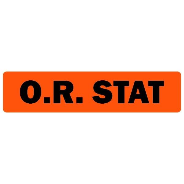 LabelValue.com | O.R. Stat Medical Healthcare Labels - 500 Labels Per Roll
