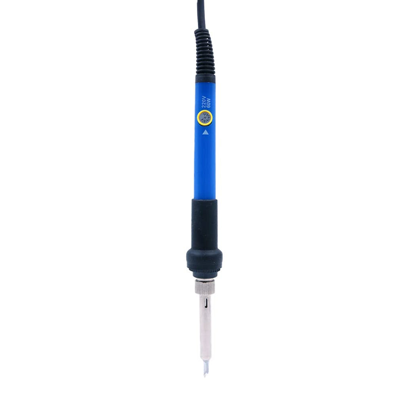 WANGCL Soldering Iron Kit with Temperature Adjustable Electric Soldering Iron Pen, 60W/220V Electronic Soldering Tool, Soldering Iron Stand, 5pcs Soldering Tips, Soldering Iron Stand, Lead Free Solder