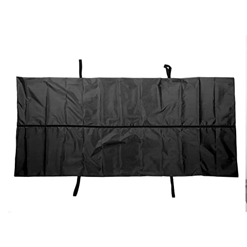 Black Emergency Carcass Body Bag - Oxford Fabric Material for Transport in Funeral Hospital (150 x 60 cm) 150*60CM