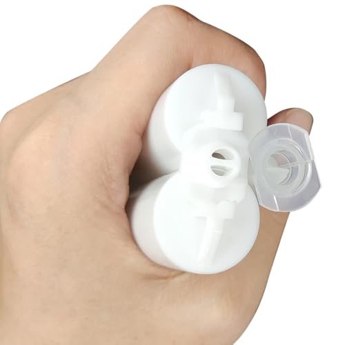 50 Pieces White Epoxy Mixing Tips Nozzles Straws Mixer and 10 Pieces White Mixing Nozzle Connector for Epoxy Tubes Static Tips