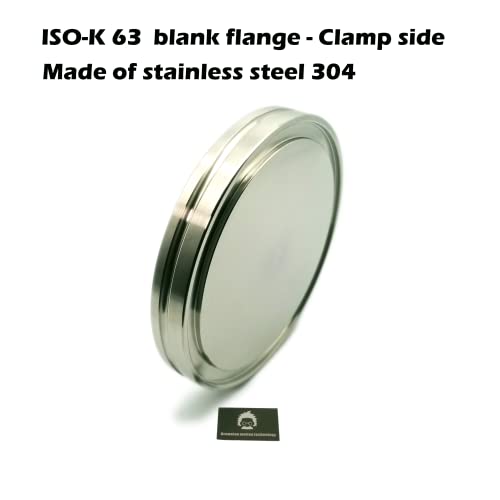 ISO-K 63 Blank Flange Blind Flange, Made of Stainless Steel 304, Claw clamp (1 pc) ISO-K 63