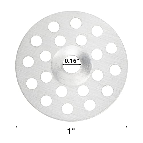 Peohud 600 Pcs 1 Inch Plaster Washers, Metal Washers for Screws, Plaster Repair Rings Profile Washer Flat Washer for Wall Ceiling Drywall Repair and Fix