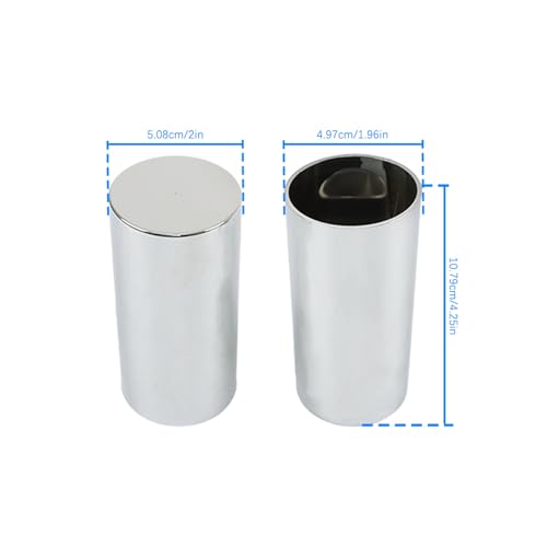 waltyotur 20 x 33mm Truck Lug Nuts Screw on Chrome Cap 4-1/4 High Replacement for Peterbilt Volvo International Semi Trucks