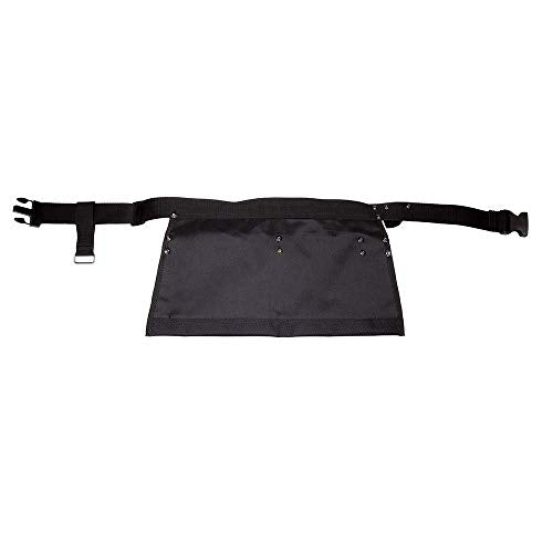 Klein Tools 5244 Tool Apron, Tape Thong and Four Reinforced Pockets for Hand Tools, Waist Size 32 to 53-Inch & 5225 Tool Belt, Adjustable Electrician Belt is 2-Inch Wide, Adjusts for 48-Inch Waist Pockets + Tool Belt