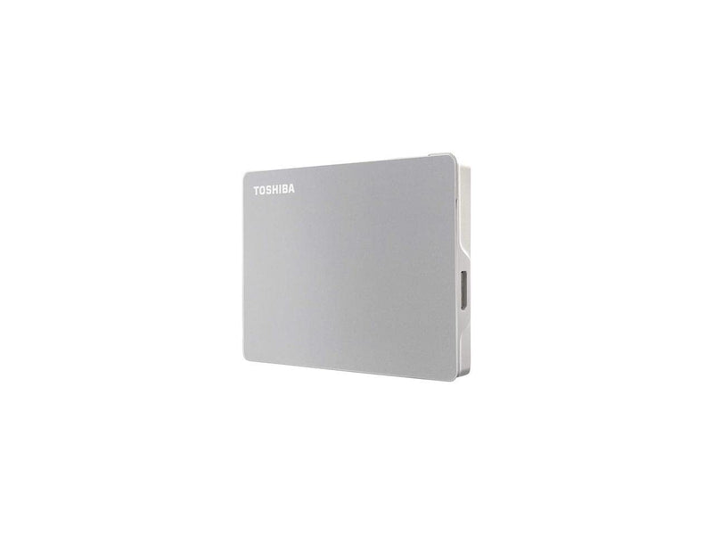 Toshiba Canvio Flex 2TB Portable External Hard Drive USB-C USB 3.0, Silver for PC, Mac, & Tablet - HDTX120XSCAA USB-C & USB 3.0