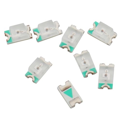 0805 LED Diode Lights Set SMD LED Component Pack 20 Pieces Red + 20 Pieces Green + 20 Pieces Yellow + 20 Pieces White + 20 Pieces Blue for Arduino Lamps Electronic Components