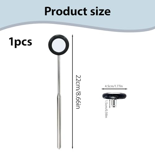 Professional Reflex Hammer Chrome Plated Stainless Steel 22cm for Precise Neurological Assessment and Reflexology Testing Heavy Duty Durable Ergonomic 110g Weight