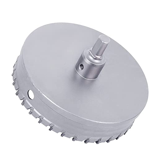 160mm / 6.3 inch Metal Steel Hole Saw Drill Bit, Metal Hole Cutter for Thick Metal,Stainless Steel,Iron and Wood (160mm / 6.3 inch)