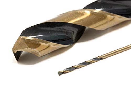 WEN DB292G 29Piece Fully Ground Black Gold HSS Jobber Drill Bit Set with Carrying Case