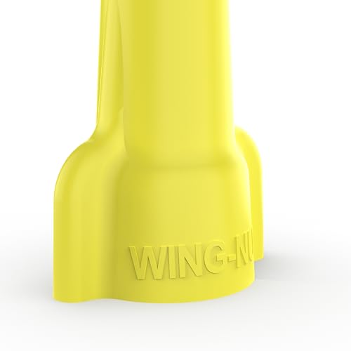 Ideal Electrical Wing-Nut® (30-651J) Wire Connector, Model 451® Yellow, 500/Jar
