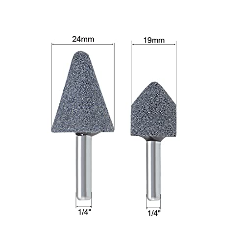 sourcing map Set of 2 Grinding Pen with 1/4 Inch Shank for Drill | With for drill