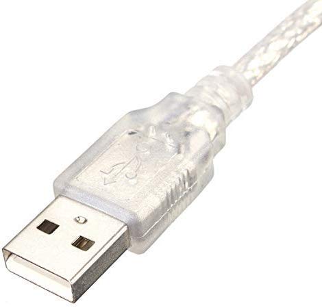 BLUEXIN USB 2.0 Male to IEEE 1394 Mini 4Pin Male iLink Firewire DV Adapter Cord Cable Compatible with Sony DV