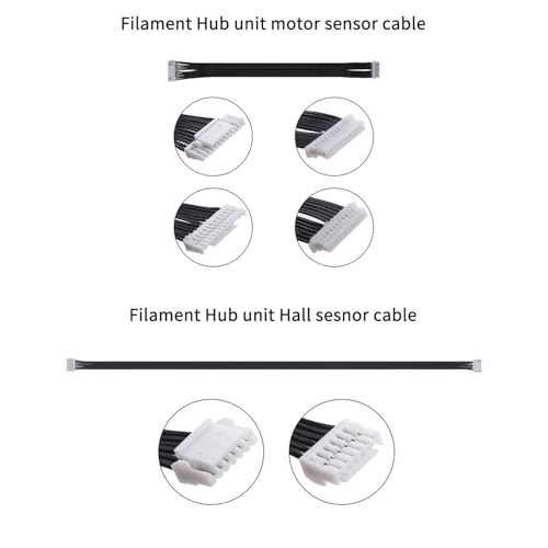 3D Printer Accessories for BambuLab AMS 2 Pro Cable Pack (6-in-1) kit:Connection Wire Replacement for Signal or Power Transfer - Ensure H2D Stable Printing
