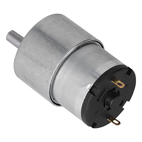 Gear reduction motors, DC 24 V electric CW CCW gear motor with high torsion, 6 mm shaft diameter for smart homes (200 rpm)