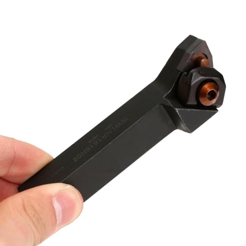 Maizoon CNC Internal Lathe Threading Boring Bar Holder WWLNR1616H08/WWLNR1616K08 16X100mm CNC Turning Tool+Wrench+WNMG080 4 Blades Stainless Steel High Grip Impact DZ15