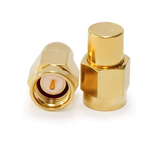 TOJOIN SMA Plug Load RF Termination Load DC to 8GHz/18GHz 50ohm Coaxial SMA Termination Resistor Load Plug RF Test Equipment Connection Adapter (SMA 8GHZ-2PCS) 2PCS CF-SMA-50-1 8GHZ