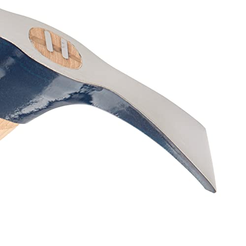 ESTWING Bricklayer's/Mason's Hammer - 21 oz USA Made Masonry Tool with Forged Steel Head & Hickory Wood Handle - EW6-21BL Short Handle