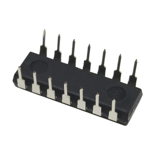SN74AHCT125N Quadruple Bus Buffer Gate Outputs IC DIP-14 Pack of 10 | 3-state 4.5 V to 5.5 V operating voltage, high-speed CMOS logic block
