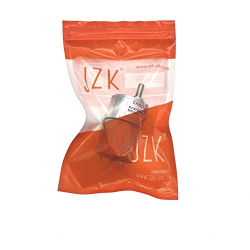 JZK 200RPM DC 12V High Torque 200RPM 12V Micro DC Gear Motor 6mm Shank Diameter Speed Reduction Electric Gear Motor