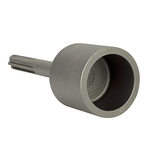 SDS Max Shank T Post Driver Attachment – Made for Driving T Posts with Rotary Hamer Drill, 2 Inch Diameter Head, SDS Max Post Driver, Fence Post Pounder and Metal Fence Post Driver