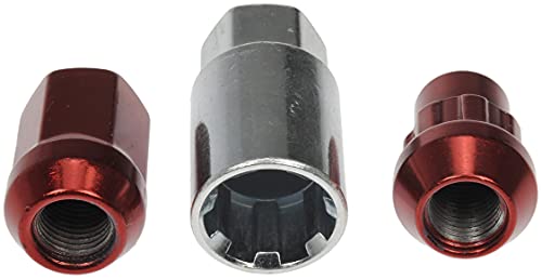 Dorman 713-475E Red Acorn Wheel Nut Lock Set