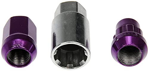 Dorman 713-675J Purple Acorn Wheel Nut Lock Set