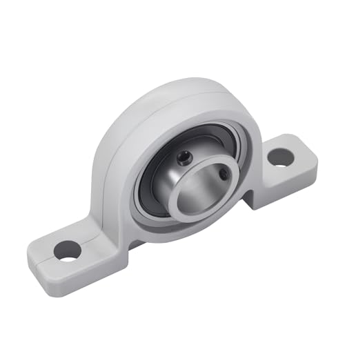 Mounted Flange Pillow Bearing 4Pcs Zinc Alloy Housing Bearing Vertical Pillow Bearings Block Bearings Self-Adjust Center Mounted Support for Axis Shaft Machine (15mm ID) 15mm Innendurchmesser