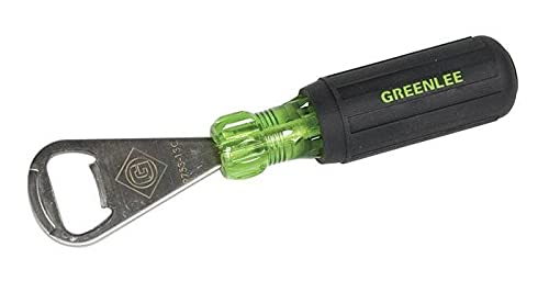Greenlee, ‎0159-LBFB, 3-Piece Electrician Tool Kit with Stainless Steel Wire Stripper/Cutter/Crimper, 11-in-1 Multi-Bit Screwdriver and Bonus Stainless Steel Bottle Opener