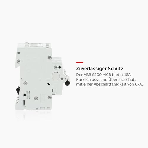 ABB 2CDS253001R0324 S203-C32 Circuit Breaker Pack of 1 | Characteristics C - 6 kA switching capacity - DIN rail mounting - Reliable industrial quality - 2CDS253001R0324 C32