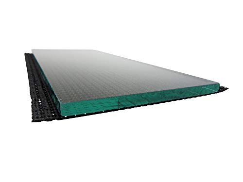Taytools 279144 One Piece 5/16 x 5 x 12 Dead Flat Float Glass for Scary Sharp Sharpening System