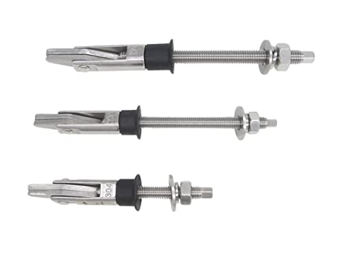 Toggle Anchor Bolts, Hollow Wall Anchors M8x110mm, Pack of 4 M8*110mm