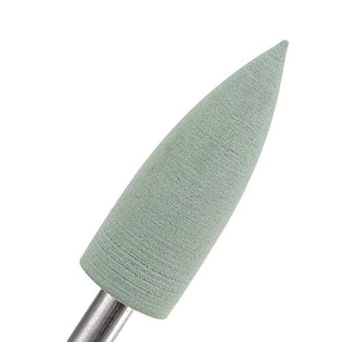 sourcing map Grinding Pins 6 mm, Grain 800 Grinding Attachment for Cordless | Pack of 6, pointed handle diameter 2.35 mm, professional polishing accessories for grinding, polishing, light green