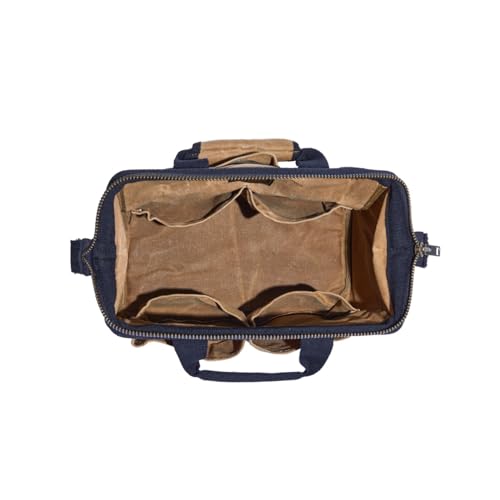 Readywares 12" Tool Bag | Waxed Canvas Small Heavy Duty Tool Bag 12" Tan