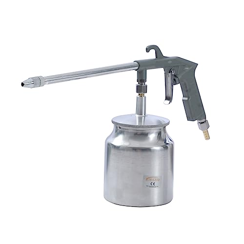 KATSU Paraffin Spray Gun Long Nozzle Paraffin Diesel Air Spray Gun Engine Cleaner with Aluminum Cup and 700CC Tank Capacity 222114