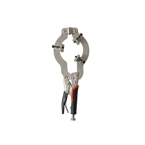 Xiao & Dao Pro Locking C-Clamp,Pipe and Tube Clamp With 3 Pads,2 to 4 in,Steel Pipe Alignment Tool 13'' (1-pack) (1) 1